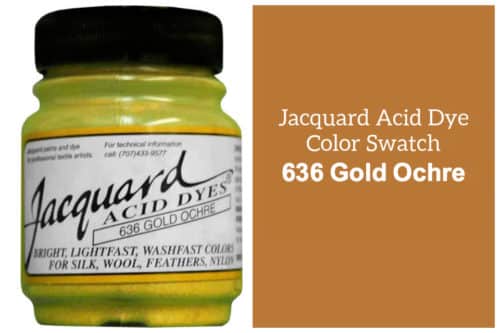 Jacquard Acid  dye 636 gold ochre