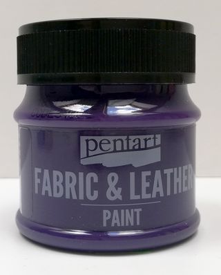 Pentart fabric/leather paint fialová