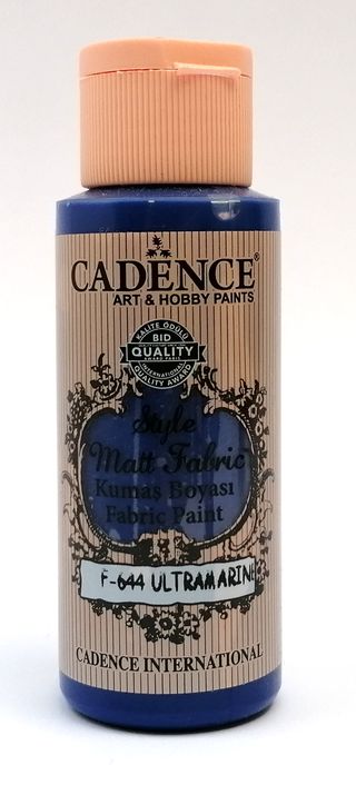 Cadence Style matt fabric  644 ultramarínovo modrá