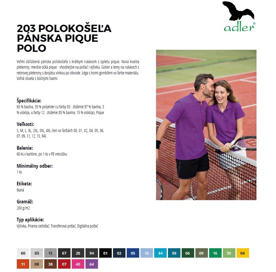 Adler_203-Pique _polo