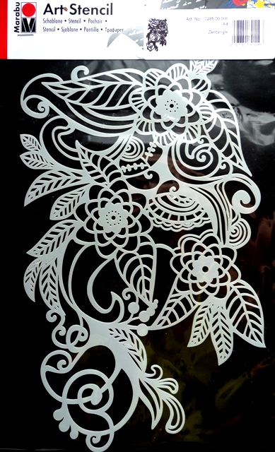 Marabu art stencil Zentangle A4  028500006