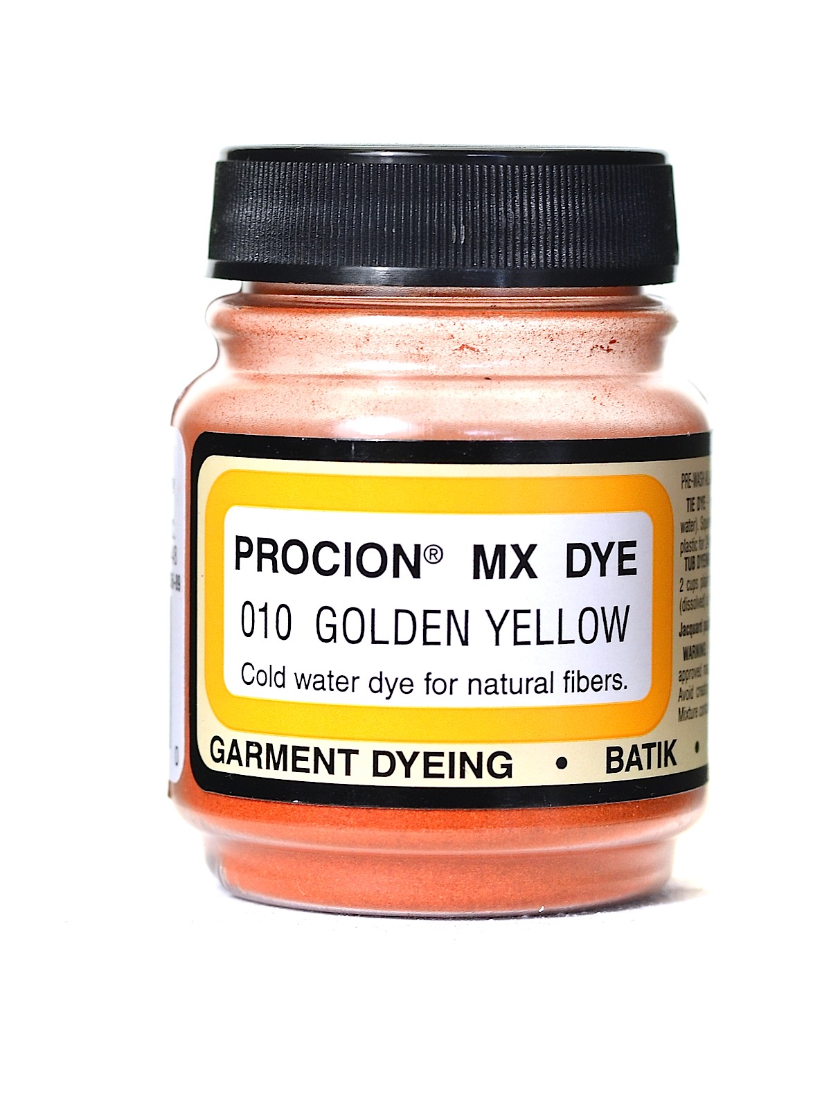 Jacquard Procion MX dye 2010 bright golden yellow