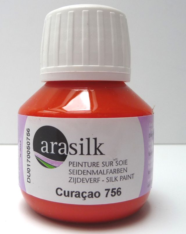 Ara silk by Dupont 756 oranžová curacao 