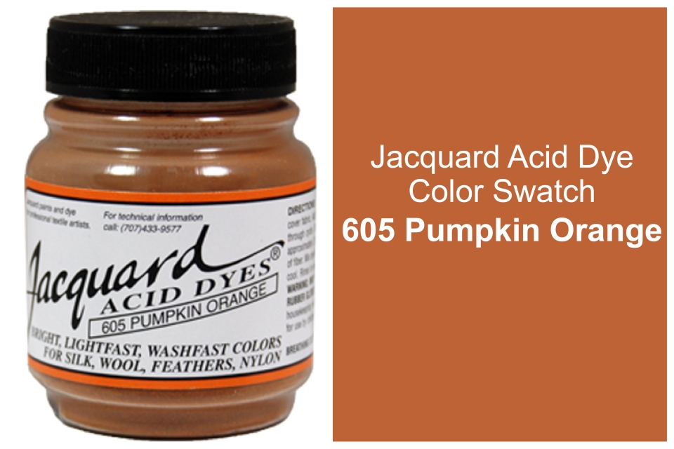 Jacquard Acid  dye 605 pumpkin orange
