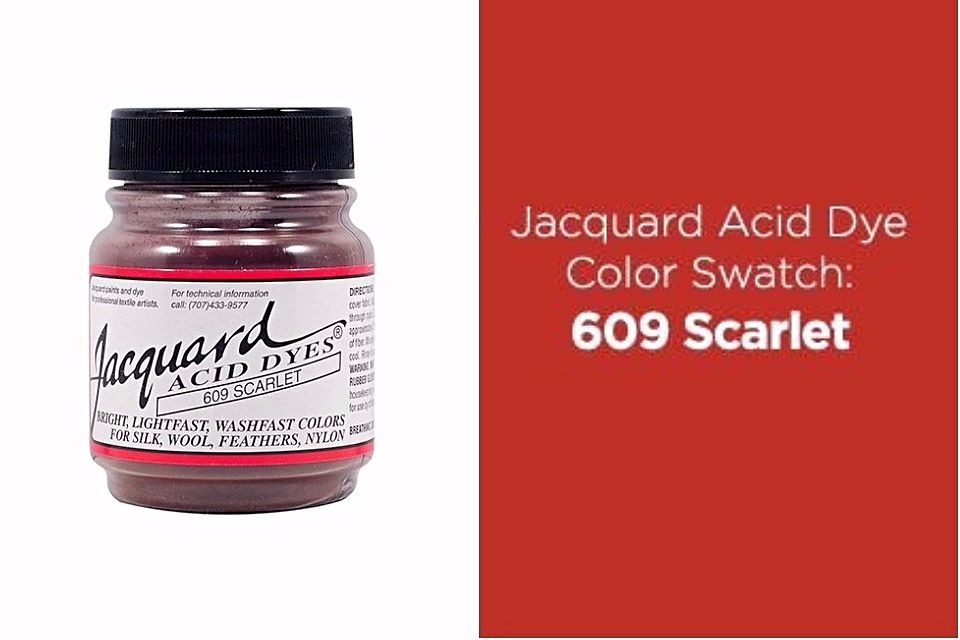Jacquard Acid  dye 609 Scarlet