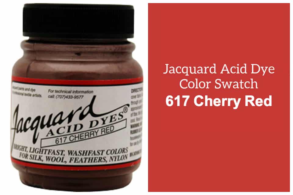 Jacquard Acid  dye 617 Cherry red