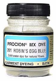 Jacquard Procion MX dye 2201 Robinś egg blue