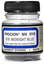 Jacquard Procion MX dye 2079 midnight blue