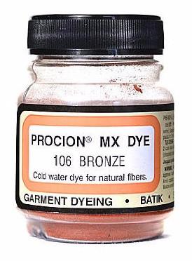 Jacquard Procion MX dye 2106 bronze