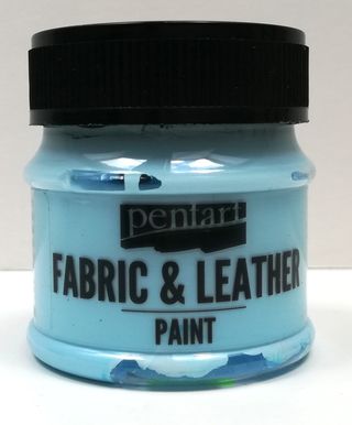Pentart fabric/leather paint svetlomodrá
