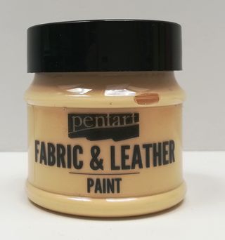 Pentart fabric/leather paint škrupinková