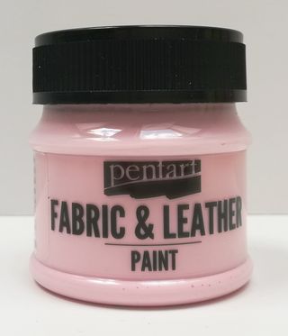 Pentart fabric/leather paint ružová