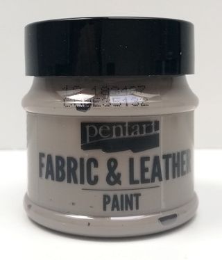Pentart fabric/leather paint piesková
