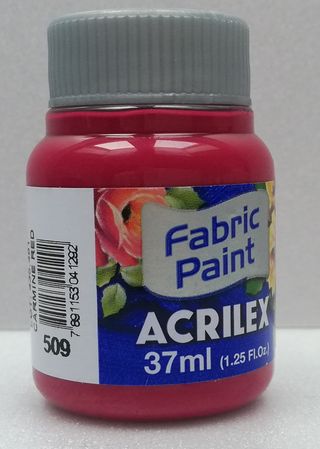 Acrilex farba na textil 509 carmine red