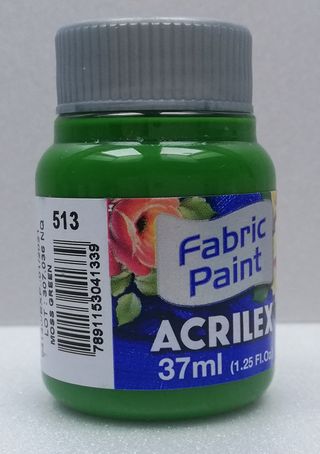 Acrilex farba na textil 513 moss green