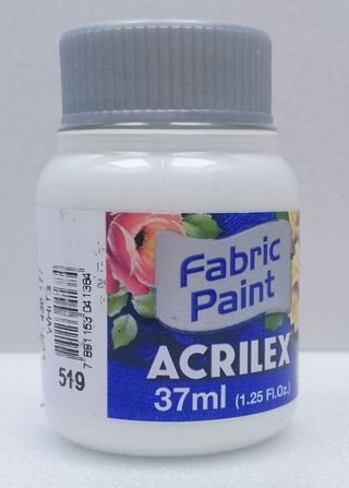 Acrilex farba na textil 519 white