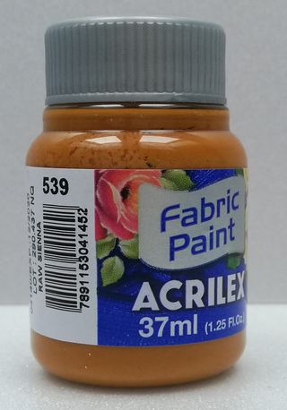 Acrilex farba na textil 539 raw sienna