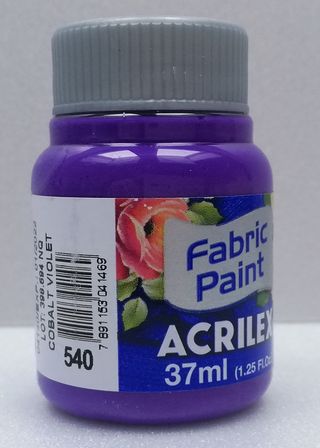 Acrilex farba na textil 540 cobalt violet