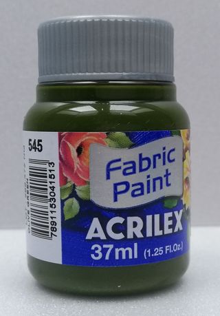Acrilex farba na textil 545 olive green