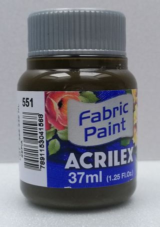 Acrilex farba na textil 551 sepia