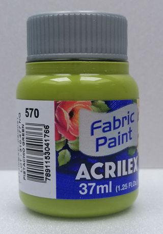 Acrilex farba na textil 570 pistachio green