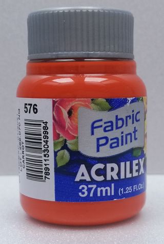 Acrilex farba na textil 576 carrot