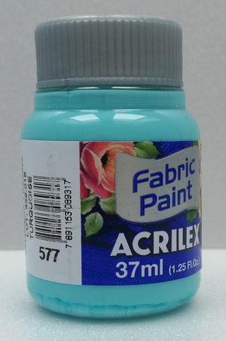 Acrilex farba na textil 577 turquoise