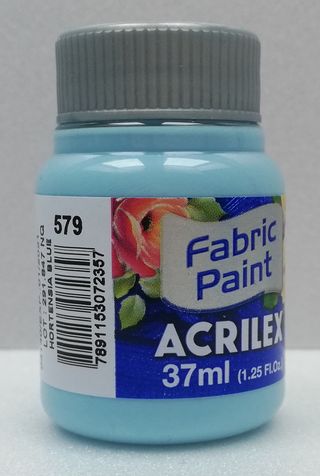 Acrilex farba na textil 579 hortensia blue
