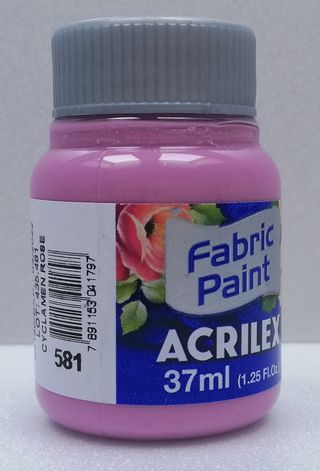 Acrilex farba na textil 581 cyclamen rose