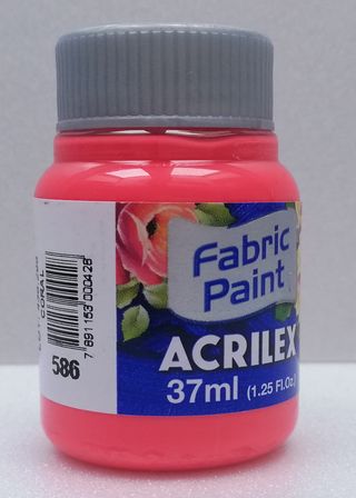 Acrilex farba na textil 586 coral