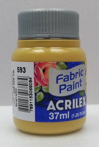 Acrilex farba na textil 593 mustard