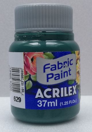 Acrilex farba na textil 629 onyx gray