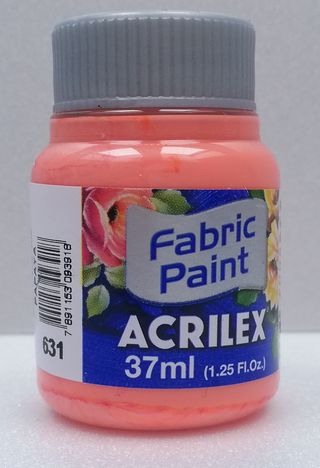 Acrilex farba na textil 631 papaya