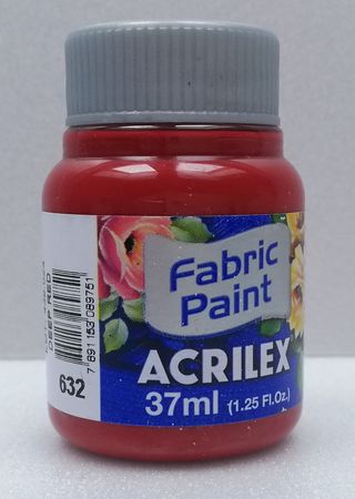 Acrilex farba na textil 632 deep red