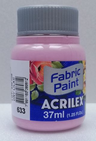 Acrilex farba na textil 633 dry lilac