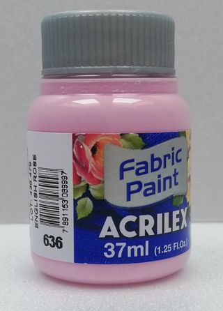 Acrilex farba na textil 636 english rose