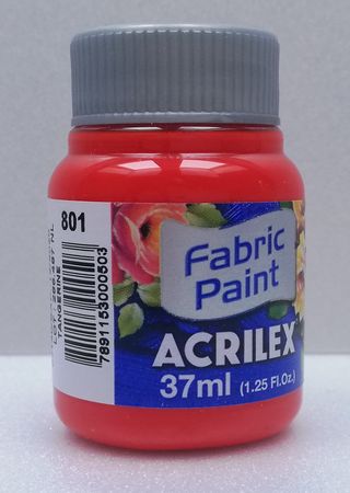 Acrilex farba na textil 801 tangerine