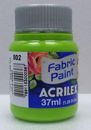 Acrilex farba na textil 802 apple green