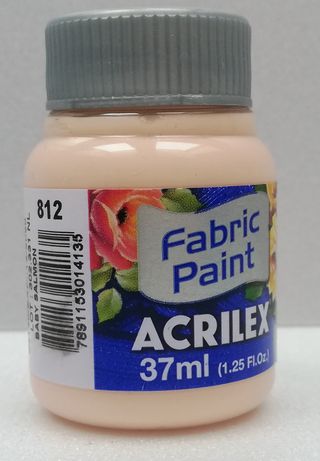 Acrilex farba na textil 812 baby salmon