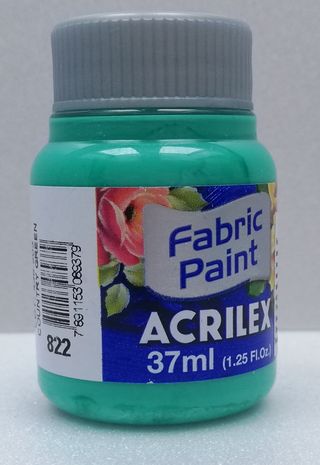 Acrilex farba na textil 822  country green