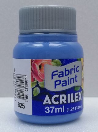 Acrilex farba na textil 825  country blue