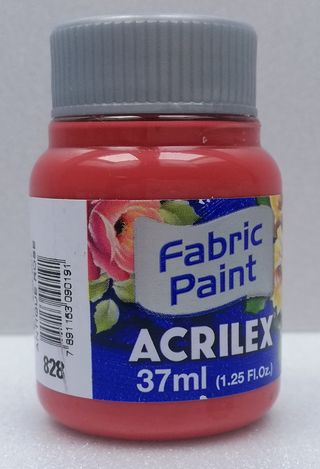 Acrilex farba na textil 828 antique rose
