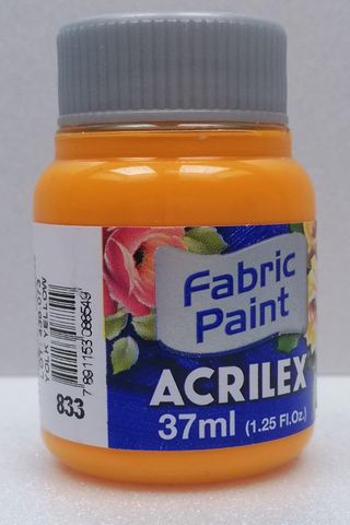 Acrilex farba na textil 833 yolk yellow