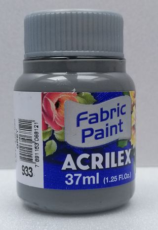 Acrilex farba na textil 933 gray