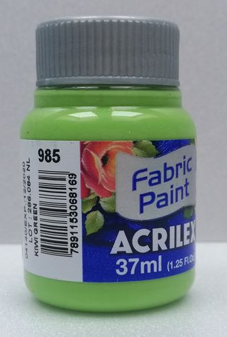 Acrilex farba na textil 985 kiwi green