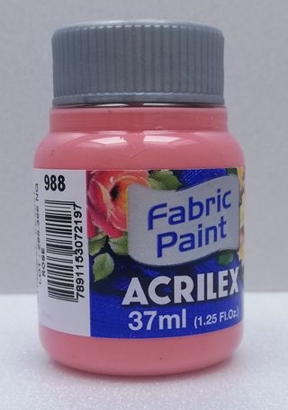Acrilex farba na textil 988 rose