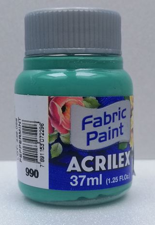 Acrilex farba na textil 990 peppermint