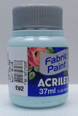 Acrilex farba na textil 992 soft blue