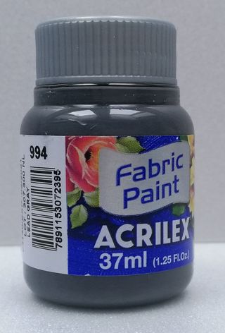 Acrilex farba na textil 994 lead gray