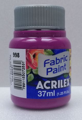 Acrilex farba na textil 998 mulberry